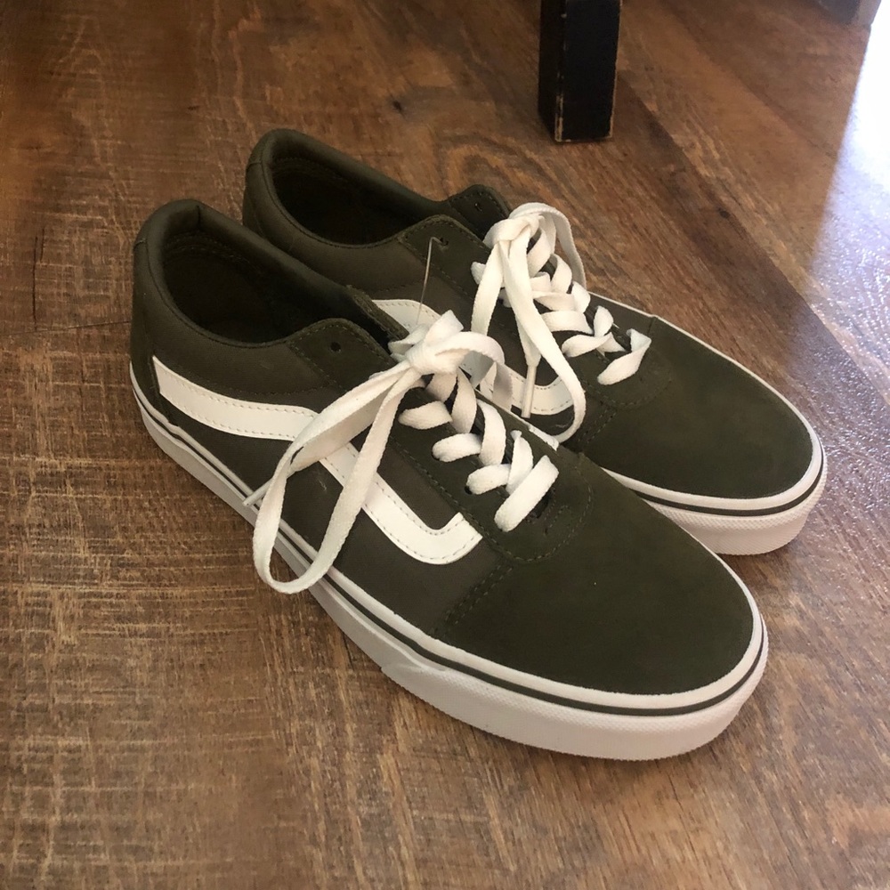 Dark green vans